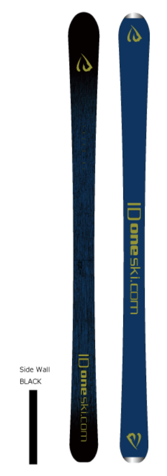 ID One USA Free Ride FRXP Ski - Comes black or Silver 160, 167