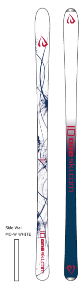 ID One USA Mogul ski MR-SG available in 172, 177 & 182 cm Black