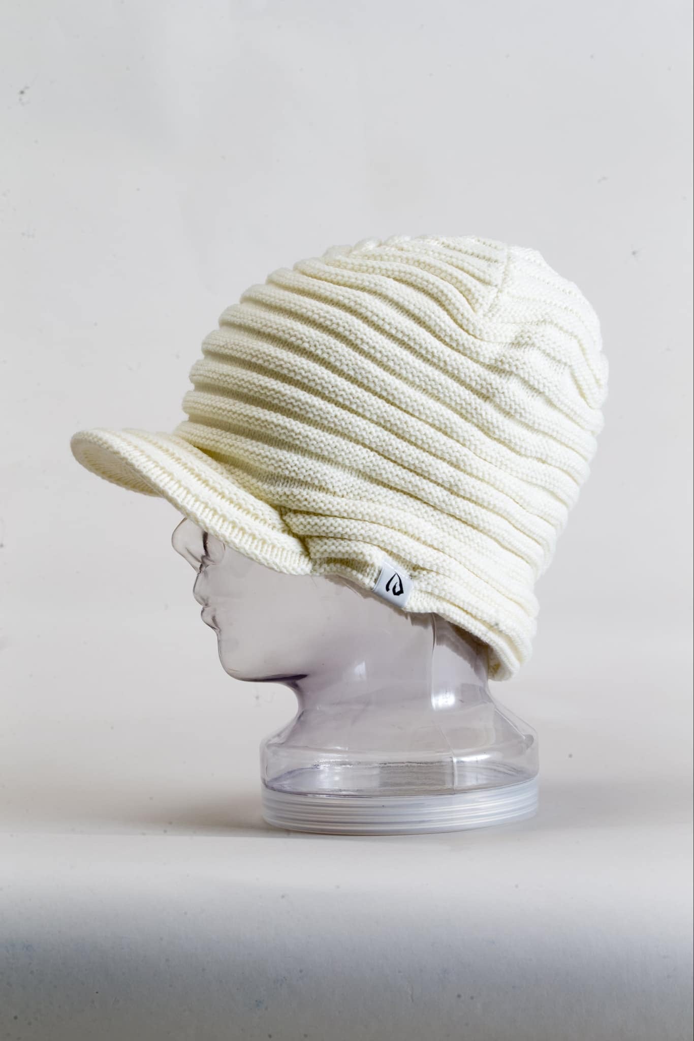 Visor Long Knit Cap