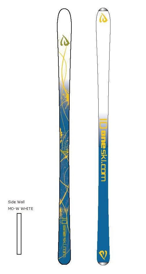 ID One USA Mogul ski MR-SG available in 172, 177 & 182 cm Black