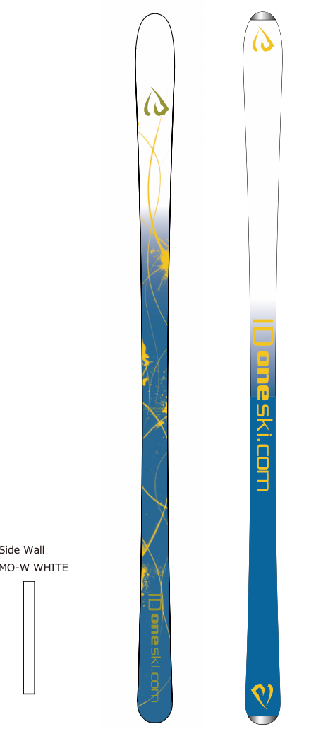 ID One USA MR-CE Mogul Ski 172 and 177 cm in black, blue and white
