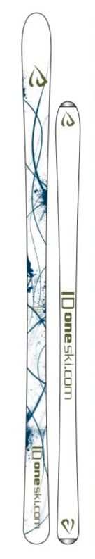 ID One USA MR-CE Mogul Ski 172 and 177 cm in black, blue and ID One USA MR-CE Mogul Ski 172 and 177 cm in black, blue and