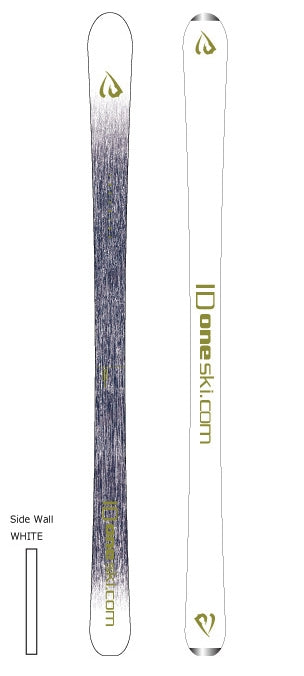 ID One USA Free Ride FRMX Ski in 160 cm 167 cm & 175 cm black or white