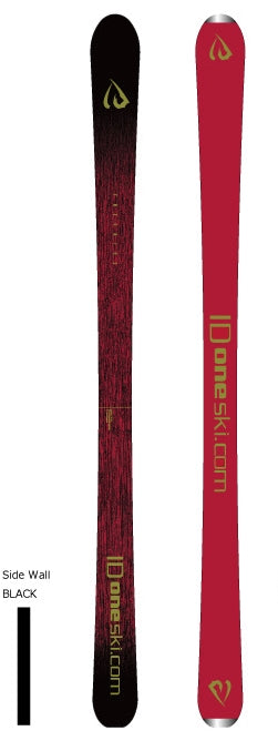 ID One USA Free Ride FRTM Ski in 160 cm and 170 cm black or white