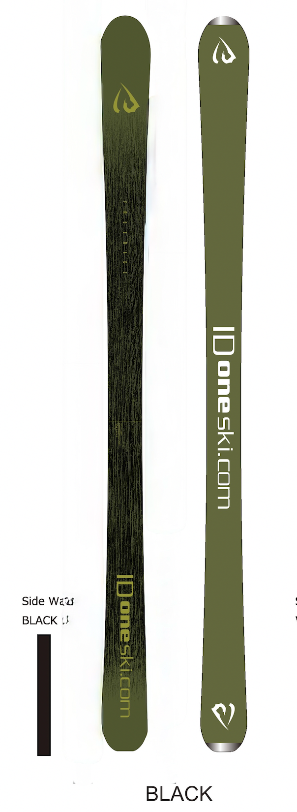 スキー IDone FR-MX 160 ID One USA Free Ride FRMX Ski in 160 cm 167 cm & 175 cm