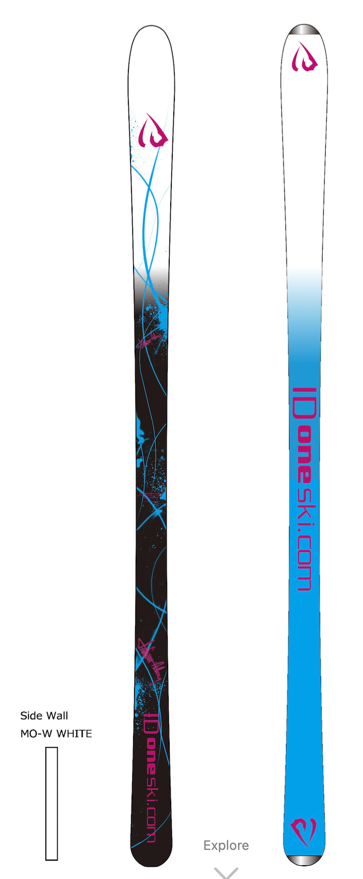 ID One Ski 板　SG172 ID One USA MR-CE Mogul Ski 172 cm - Signature Series for