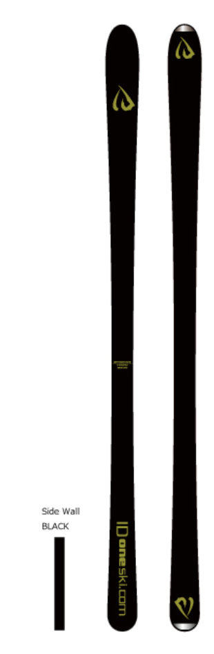 ID One USA Mogul ski MR-SG available in 172, 177 & 182 cm Black